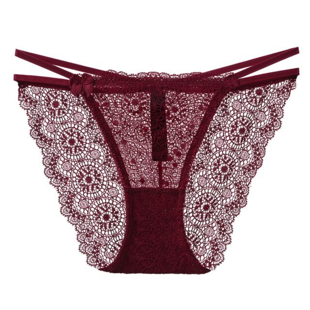 Breathable Lace Panties for Women Lace Underwear Panties cb5feb1b7314637725a2e7: black|Blue|Burgundy|Gray|Khaki|Purple|Red
