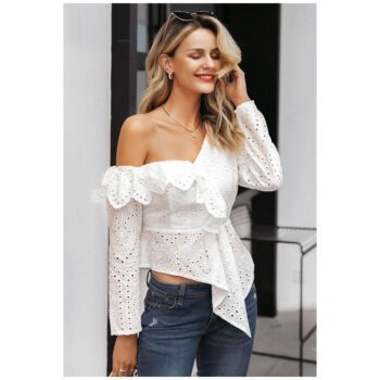 White and Pink Cotton Lace Blouse for Women Lace Dresses New Arrivals Party Dresses cb5feb1b7314637725a2e7: pink|white