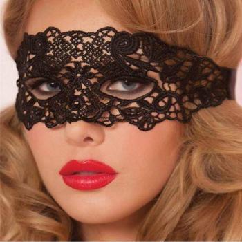 Seductive Stranger Lace Eye Mask Evening Dresses Lace Dresses Party Dresses cb5feb1b7314637725a2e7: black|Red
