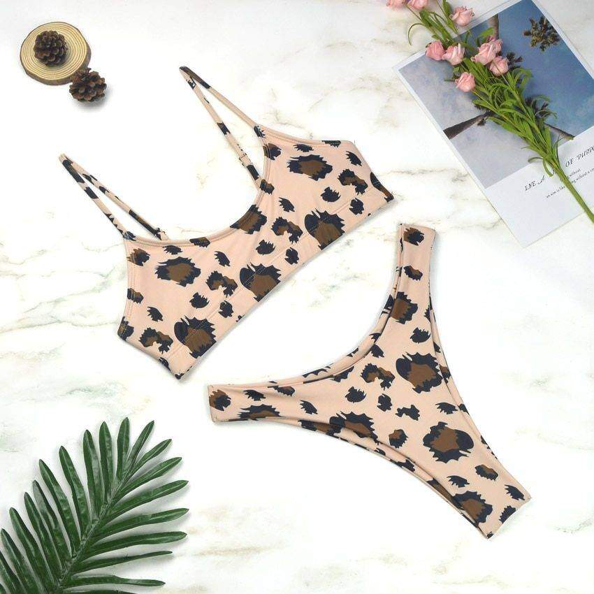 Women's Sexy Style Leopard Print Bikini Set